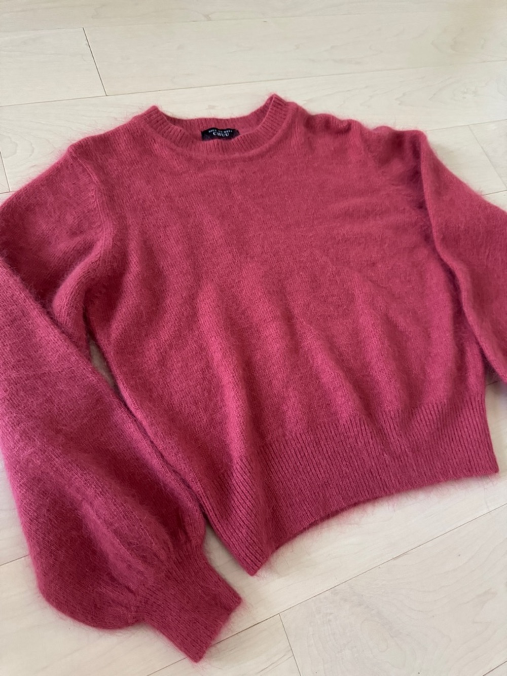 Classic Fluffy Crewneck Women's Sweater